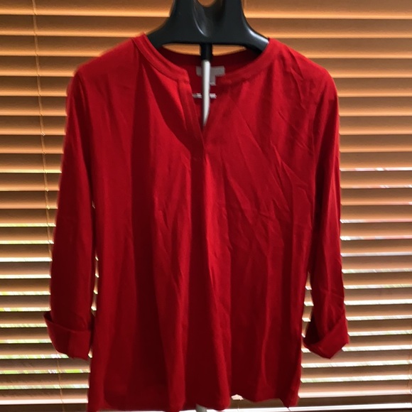 Comfortable and soft 3/4 sleeves red shirt - Picture 5 of 5